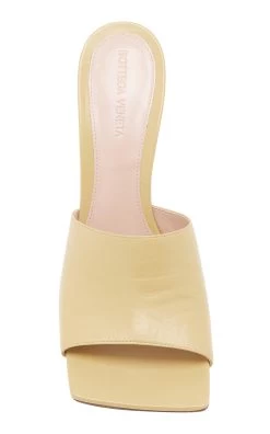 Bottega Veneta Stretch Wedge Lounge Leather Mules -Lady Fashion Store bottega veneta neutral stretch wedge lounge nappa 90mm 2