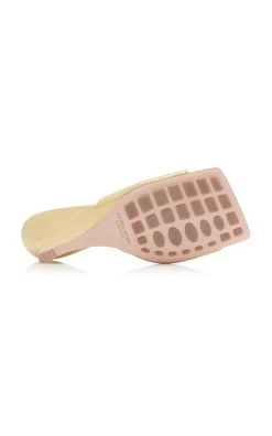 Bottega Veneta Stretch Wedge Lounge Leather Mules -Lady Fashion Store bottega veneta neutral stretch wedge lounge nappa 90mm 5