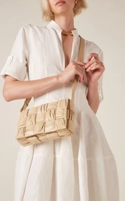 Bottega Veneta The Padded Cassette Plisse Paper Leather Bag