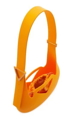 Bottega Veneta Small Punch Rubber Shoulder Bag -Lady Fashion Store bottega veneta orange small matte rubber shoulder bag 4