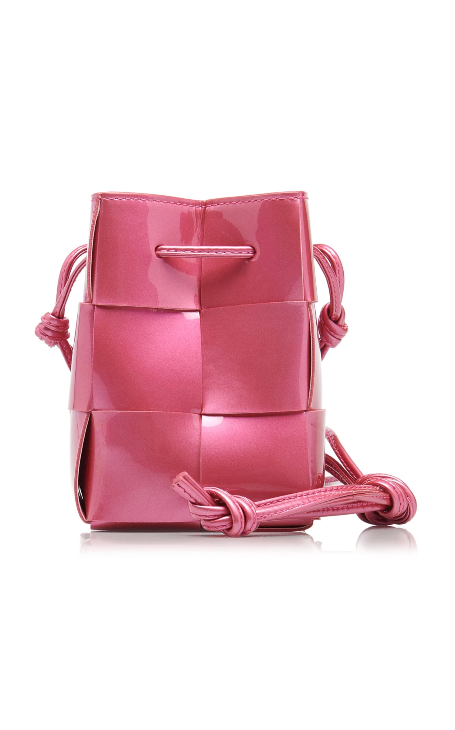 Bottega Veneta Small Metallic Leather Bucket Bag 4 Bottega Veneta Small Metallic Leather Bucket Bag - Image 2