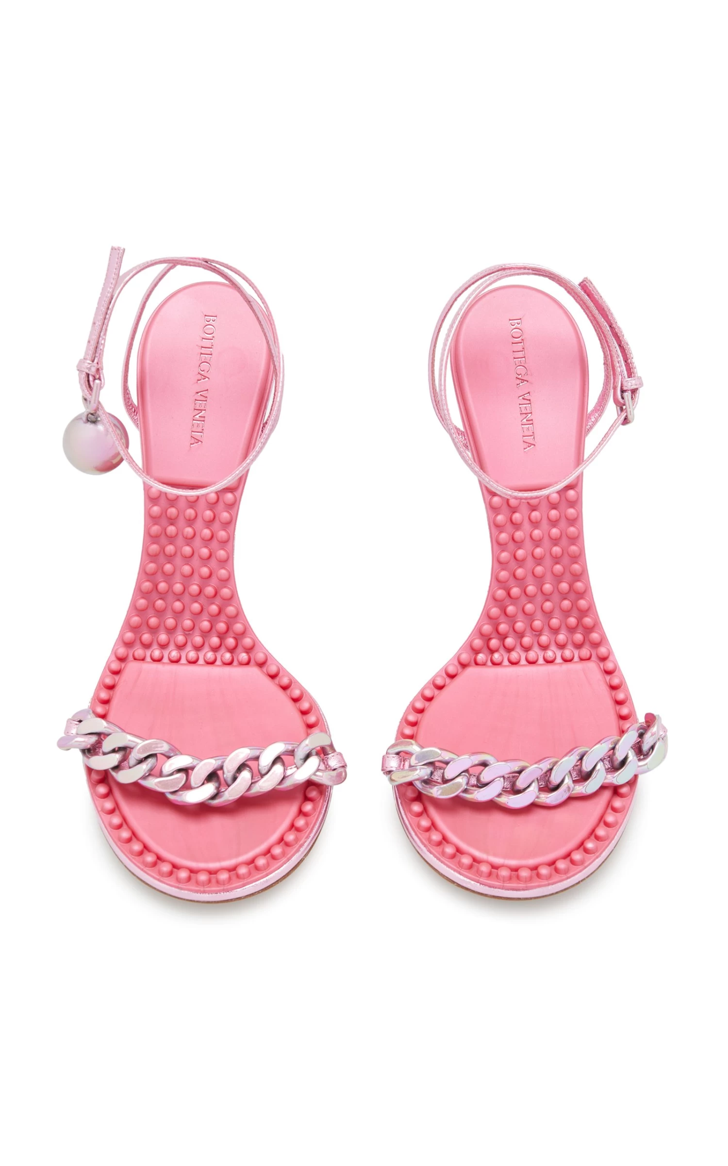 Bottega Veneta Dot Lounge Metallized Sandals 7 Bottega Veneta Dot Lounge Metallized Sandals - Image 5