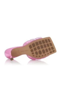 Bottega Veneta Padded Reflection Matelasse Sandals -Lady Fashion Store bottega veneta pink padded reflection matelasse sandals 4