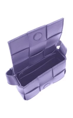 Bottega Veneta Mini Cassette Leather Crossbody Bag 11 Bottega Veneta Mini Cassette Leather Crossbody Bag -Lady Fashion Store bottega veneta purple candy cassette intreccio leather bag 3