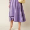Bottega Veneta Leather Midi Skirt 1 Bottega Veneta Leather Midi Skirt -Lady Fashion Store bottega veneta purple leather midi skirt