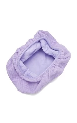 Bottega Veneta The Pouch Terry Clutch -Lady Fashion Store bottega veneta purple the pouch terry clutch 4