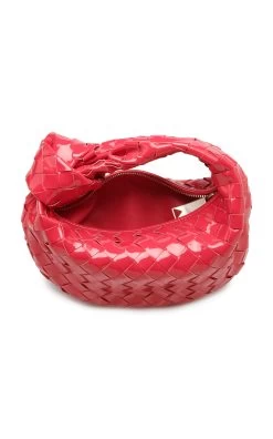 Bottega Veneta The Mini Jodie Patent Leather Bag 10 Bottega Veneta The Mini Jodie Patent Leather Bag -Lady Fashion Store bottega veneta red mini jodie shiny leather 3