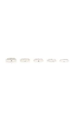 Bottega Veneta Sterling Silver Five Rings Set 11 Bottega Veneta Sterling Silver Five Rings Set -Lady Fashion Store bottega veneta silver sterling silver five rings set 4