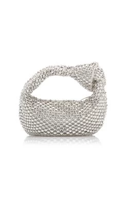 Bottega Veneta The Mini Jodie Crystal-Net Leather Bag 8 Bottega Veneta The Mini Jodie Crystal-Net Leather Bag -Lady Fashion Store bottega veneta silver the mini jodie crystal net nappa leather bag 2