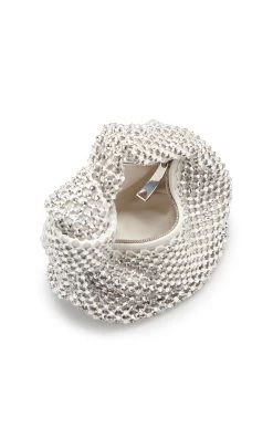 Bottega Veneta The Mini Jodie Crystal-Net Leather Bag 9 Bottega Veneta The Mini Jodie Crystal-Net Leather Bag -Lady Fashion Store bottega veneta silver the mini jodie crystal net nappa leather bag 3