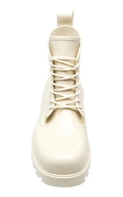 Bottega Veneta Lace-Up Rubber Ankle Boots