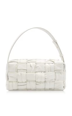 Bottega Veneta Brick Cassette Intrecciato Leather Bag -Lady Fashion Store bottega veneta white brick cassette intreccio nappa plisse 2