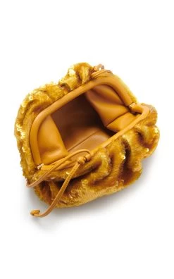 Bottega Veneta The Mini Pouch Sequin Clutch 13 Bottega Veneta The Mini Pouch Sequin Clutch -Lady Fashion Store bottega veneta yellow the mini pouch sequin clutch 5