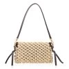 Nia Woven Leather Shoulder Bag -Lady Fashion Store brandon blackwood neutral nia bag