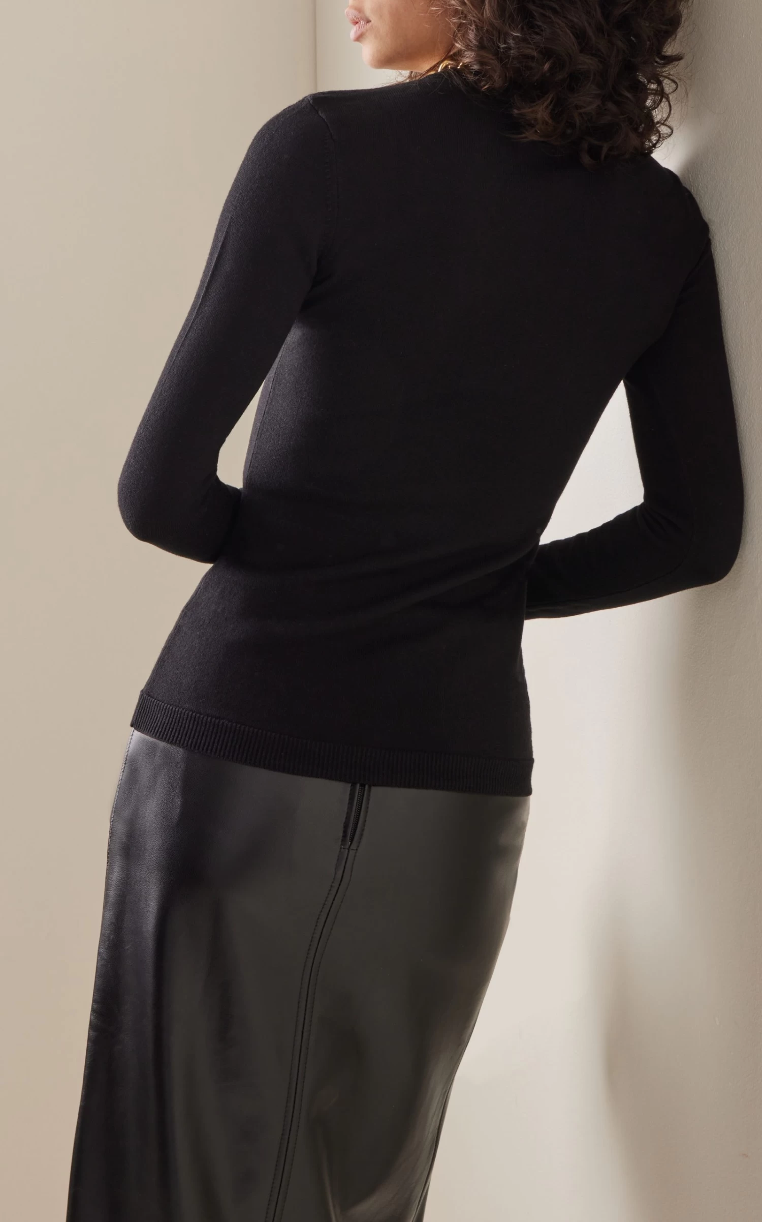 Fitted Silk-Cashmere Sweater 5 Fitted Silk-Cashmere Sweater - Image 3