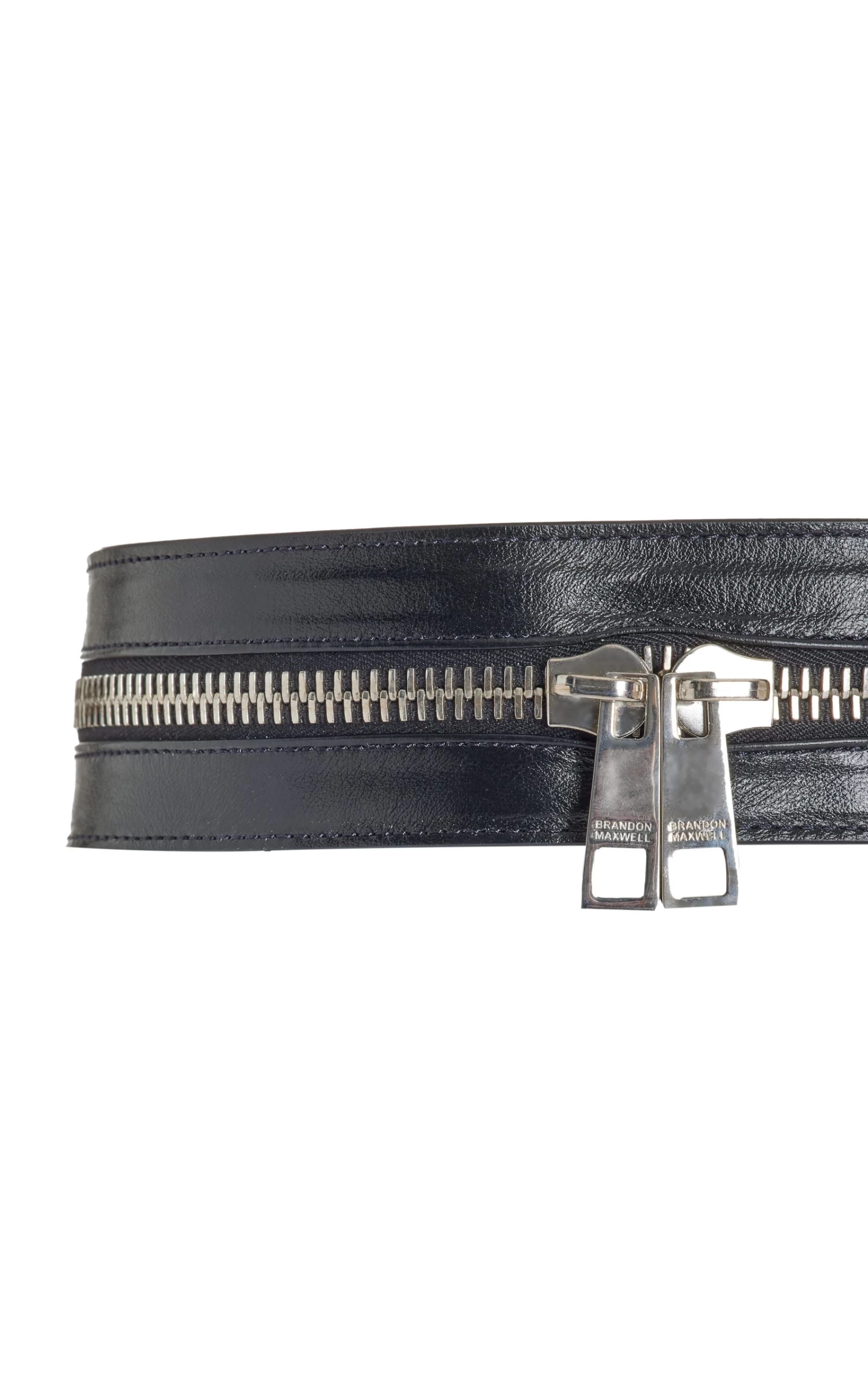 Zipper Leather Belt 4 Zipper Leather Belt - Image 2