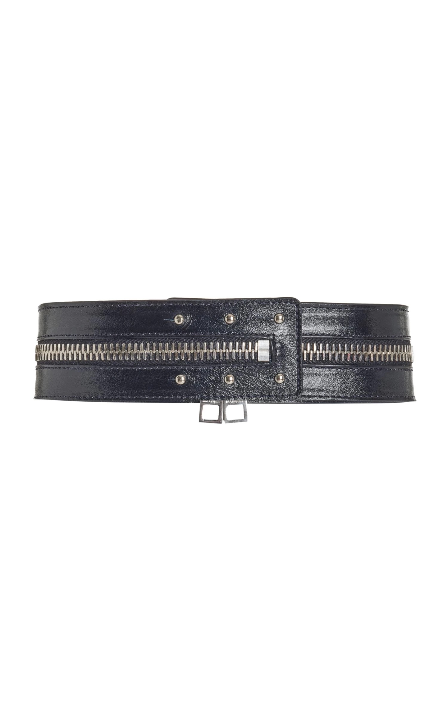 Zipper Leather Belt 3 Zipper Leather Belt