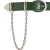 Chain Leather Belt -Lady Fashion Store brandon maxwell green chain leather belt