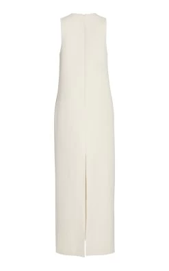 Kim Cutout Wool-Silk Midi Dress -Lady Fashion Store brandon maxwell ivory the kim wool silk midi dress 5