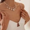 Miacomet Beaded Shell Necklace -Lady Fashion Store brinker eliza neutral miacomet necklace