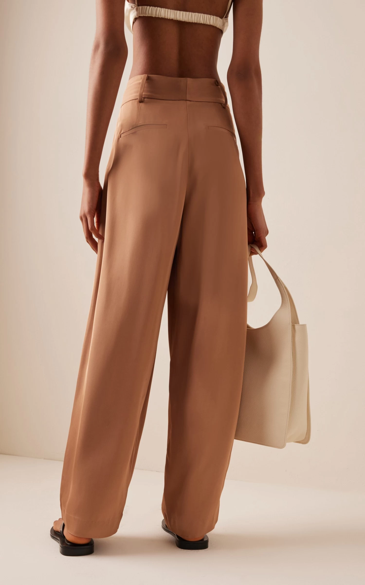 By Malene Birger Piscali Wide-Leg Twill Pants 5 By Malene Birger Piscali Wide-Leg Twill Pants - Image 3