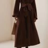 By Malene Birger Ponzana Alpaca-Wool Coat -Lady Fashion Store by malene birger brown ponzana wool coat