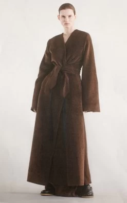 By Malene Birger Ponzana Alpaca-Wool Coat -Lady Fashion Store by malene birger brown ponzana wool coat 3