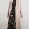 By Malene Birger Gardeniia Fringed Wool-Blend Coat