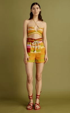 Pia Linen Mini Shorts