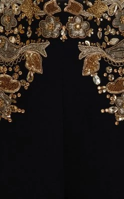 Carolina Herrera Embroidered Cropped Straight-Leg Pants 7 Carolina Herrera Embroidered Cropped Straight-Leg Pants -Lady Fashion Store carolina herrera black cropped straight leg pants 2