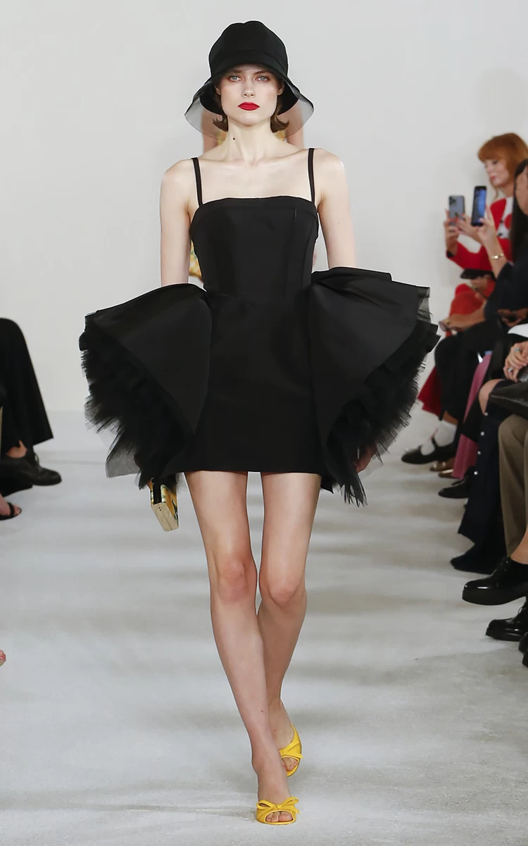 Carolina Herrera Corsetted Hip-Detailed Silk Faille Mini Dress 3 Carolina Herrera Corsetted Hip-Detailed Silk Faille Mini Dress