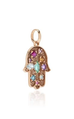Fly Away Collection 18K Gold, Emerald, Apatite, Amethyst, Ruby, Pink Tourmaline, Mandarim, Topaz Pendant