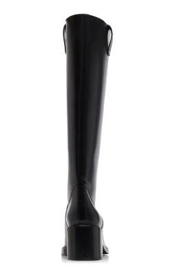 Chloé Mallo Leather Knee Boots 10 Chloé Mallo Leather Knee Boots -Lady Fashion Store chloe black mallo leather boots 3