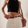 Chloé Edith Leather Belt 1 Chloé Edith Leather Belt -Lady Fashion Store chloe brown edith leather belt