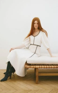 Chloé Oli Denim Boots -Lady Fashion Store chloe dark wash oli denim boots 3