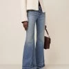 Chloé Recycled Cotton-Hemp Flared Jeans