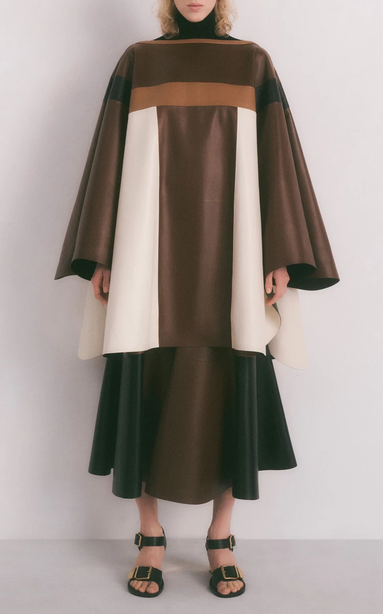 Chloé Patchwork Leather Midi Skirt 6 Chloé Patchwork Leather Midi Skirt - Image 4