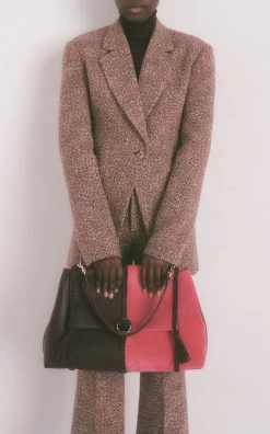 Chloé Wool-Blend Tweed Blazer -Lady Fashion Store chloe multi wool tweed blazer jacket 3