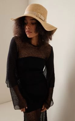 Chloé Woody Raffia Sun Hat