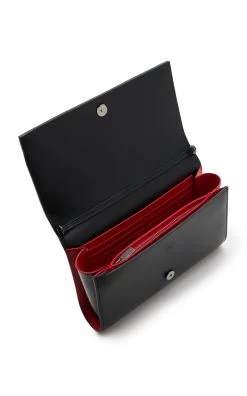 Christian Louboutin Paloma Spike-Embellished Suede, Leather Clutch -Lady Fashion Store christian louboutin black paloma clutch patent spikes 5