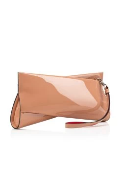 Christian Louboutin Loubitwist Multi Patent Leather Clutch -Lady Fashion Store christian louboutin neutral loubitwist multi 3