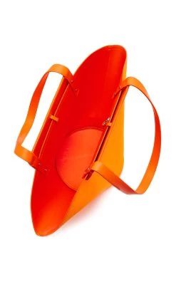 Christian Louboutin Loubishore Leather Tote Bag -Lady Fashion Store christian louboutin orange loubishore leather tote bag 4