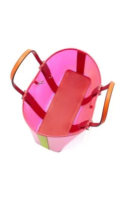 Christian Louboutin Cabata Leather And PVC Tote Bag -Lady Fashion Store christian louboutin pink cabata tote bag 5