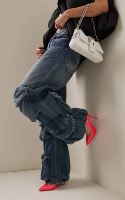 Christian Louboutin Kate 100mm Patent Leather Pumps -Lady Fashion Store christian louboutin pink kate 100 patent perle lining 1