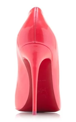 Christian Louboutin Kate 100mm Patent Leather Pumps -Lady Fashion Store christian louboutin pink kate 100 patent perle lining 4