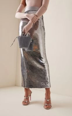 Christian Louboutin Just Queen 100mm Crystal-Embellished Leather PVC Sandals -Lady Fashion Store christian louboutin silver just queen 100 pvc specchio lin 2