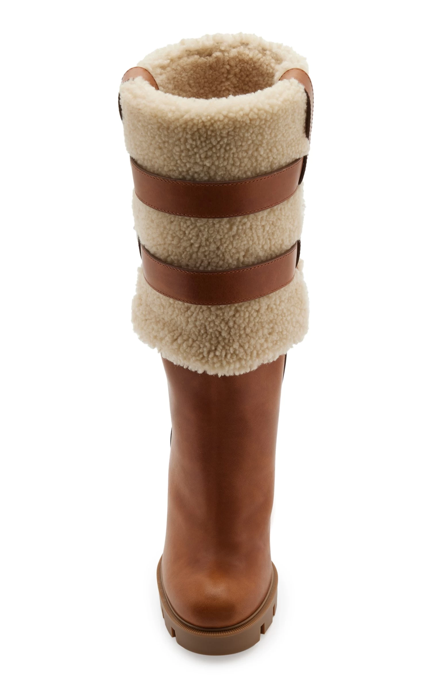 Christian Louboutin Brodeback 100mm Shearling Ankle Boots 4 Christian Louboutin Brodeback 100mm Shearling Ankle Boots - Image 2