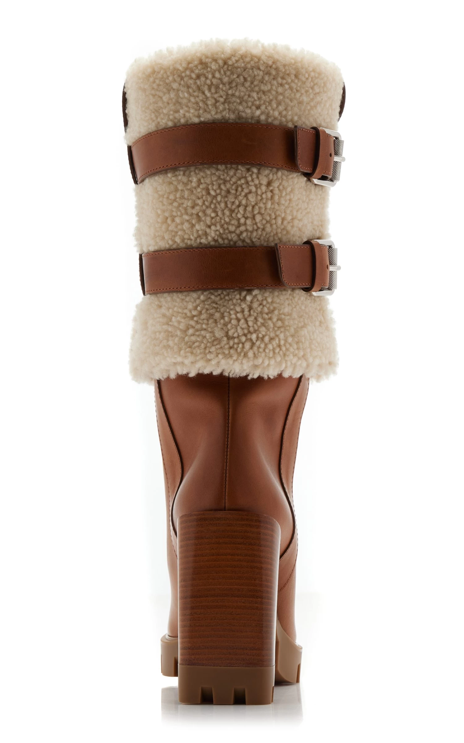 Christian Louboutin Brodeback 100mm Shearling Ankle Boots 5 Christian Louboutin Brodeback 100mm Shearling Ankle Boots - Image 3