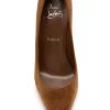 Christian Louboutin Condora 85mm Suede Pumps -Lady Fashion Store christian louboutin tan condora 85 veau velours lin