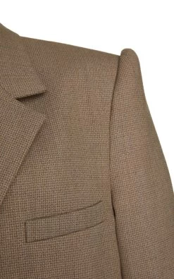 Apex Structured Shoulder Stretch-Wool Coat